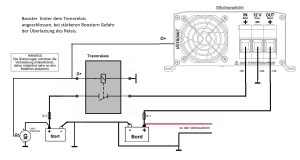 Booster hinter dem Trennrelais